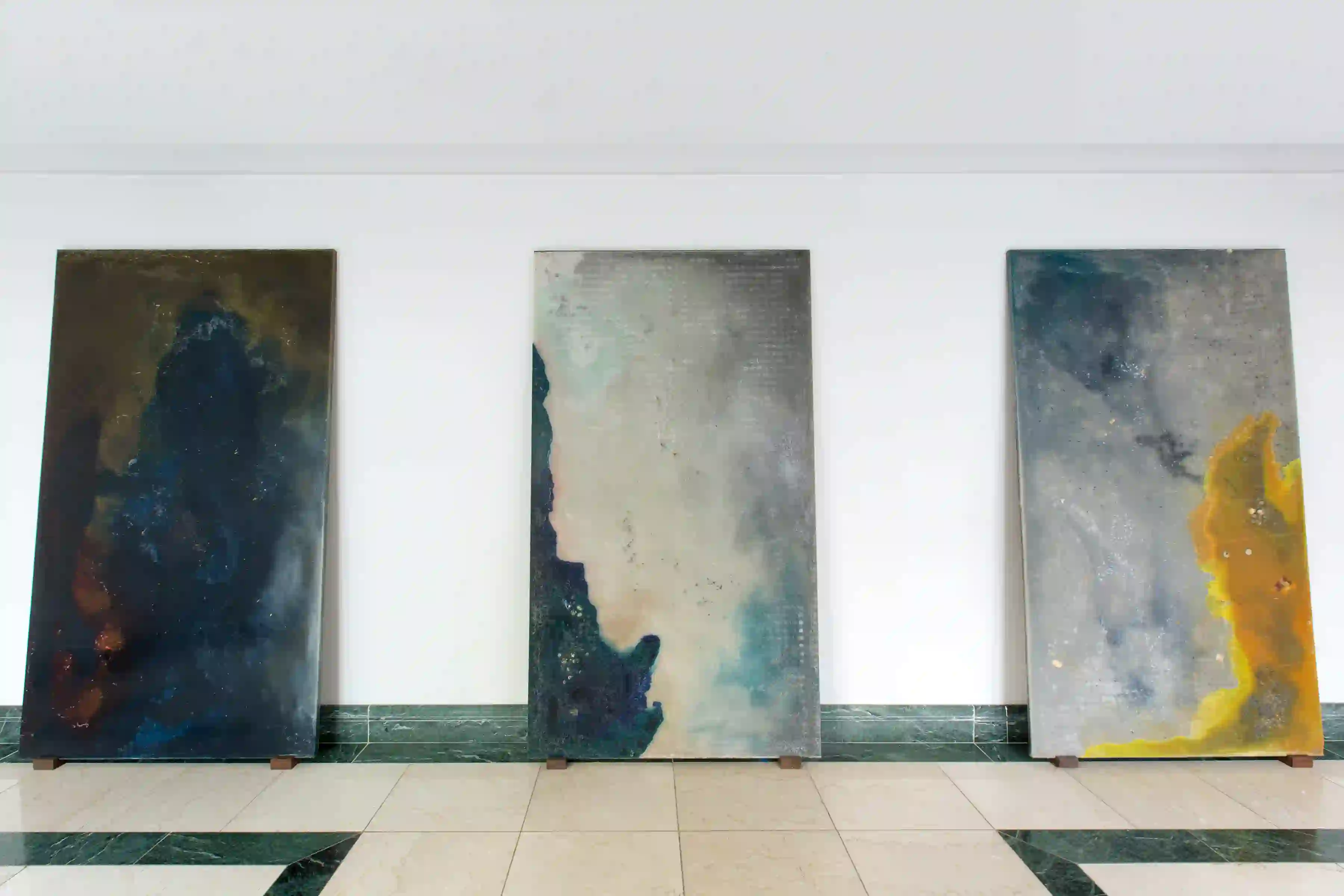 Installation view of Alessandro Piangiamore: Marango