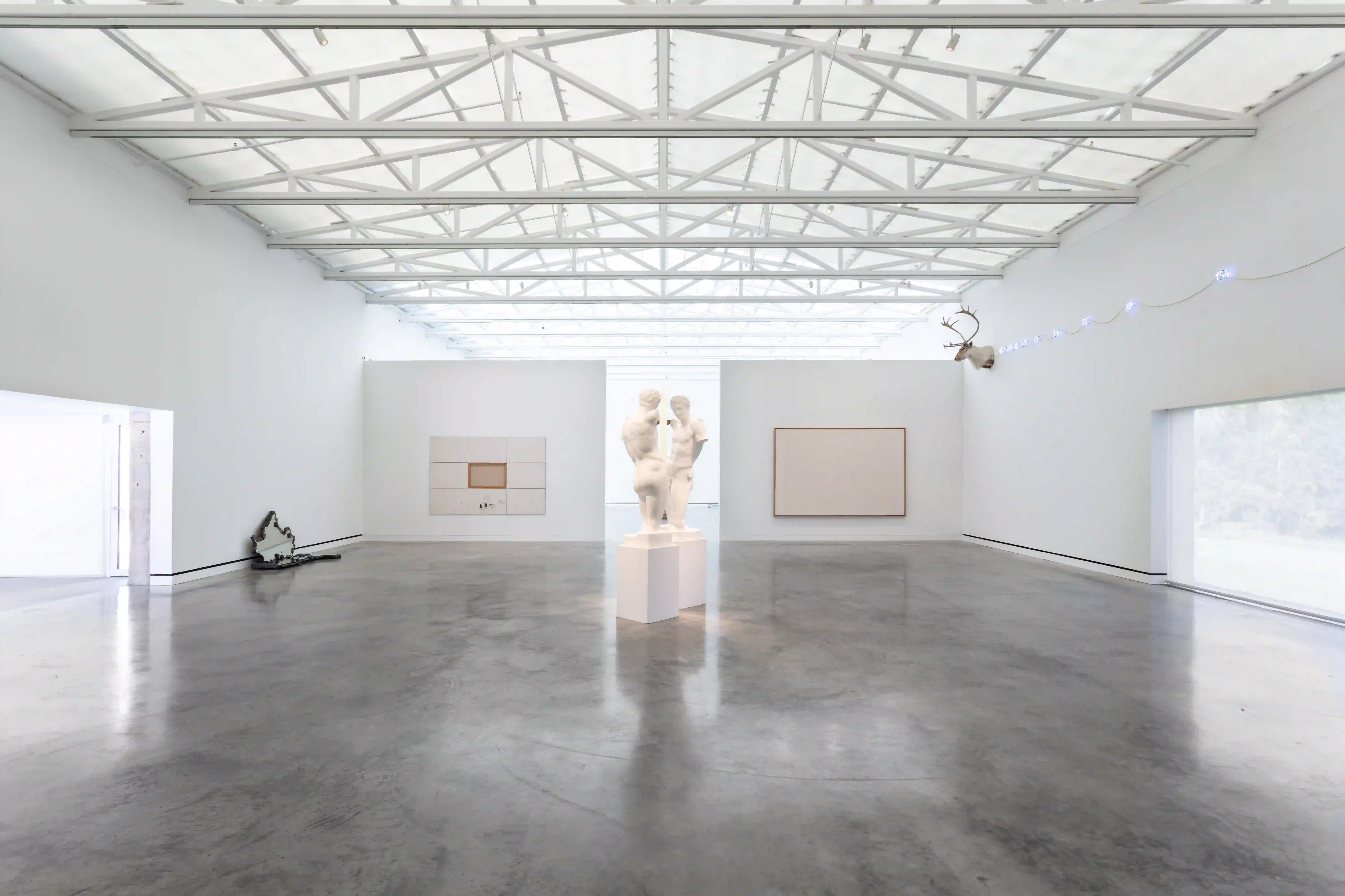 Installation view of the exhibition Arte Povera at Magazzino Italian Art, Cold Spring, New York