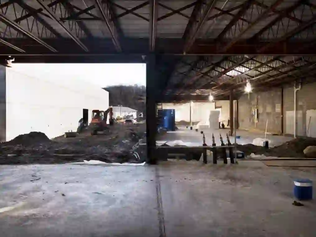 Marco Anelli, Building Magazzino: April 13, 2016, 2017, archival pigment print mounted on Dibond