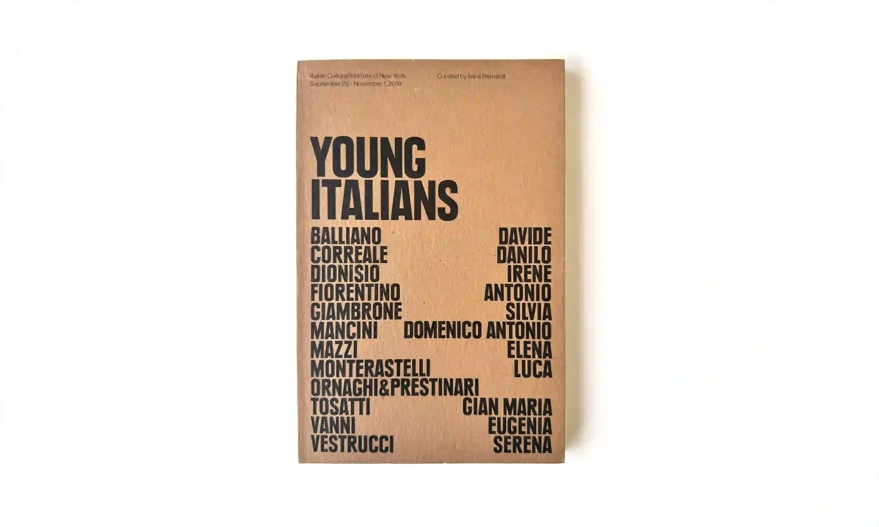 Young Italians publication cover photo