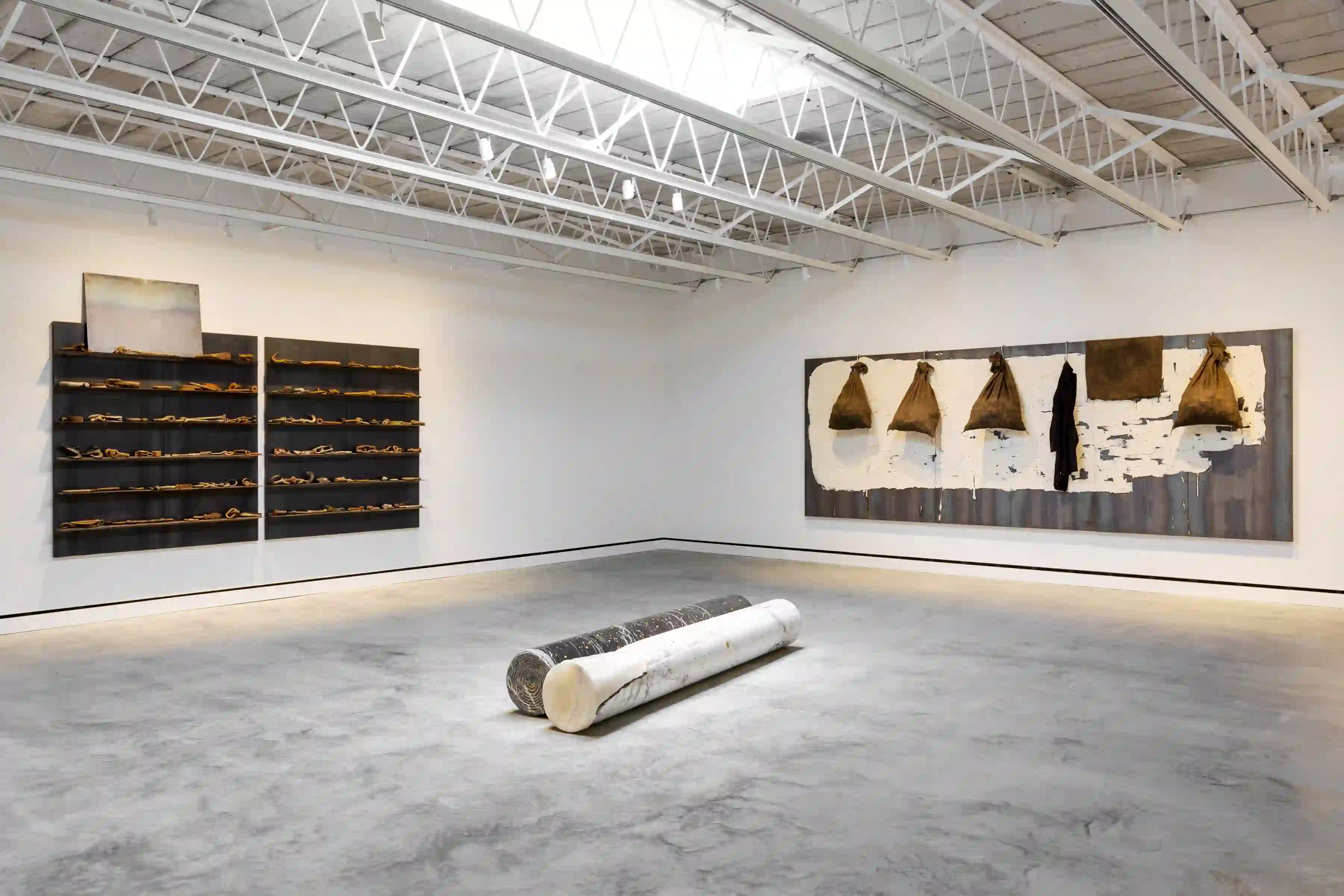 Installation view of the exhibition Arte Povera at Magazzino Italian Art, Cold Spring, New York.
