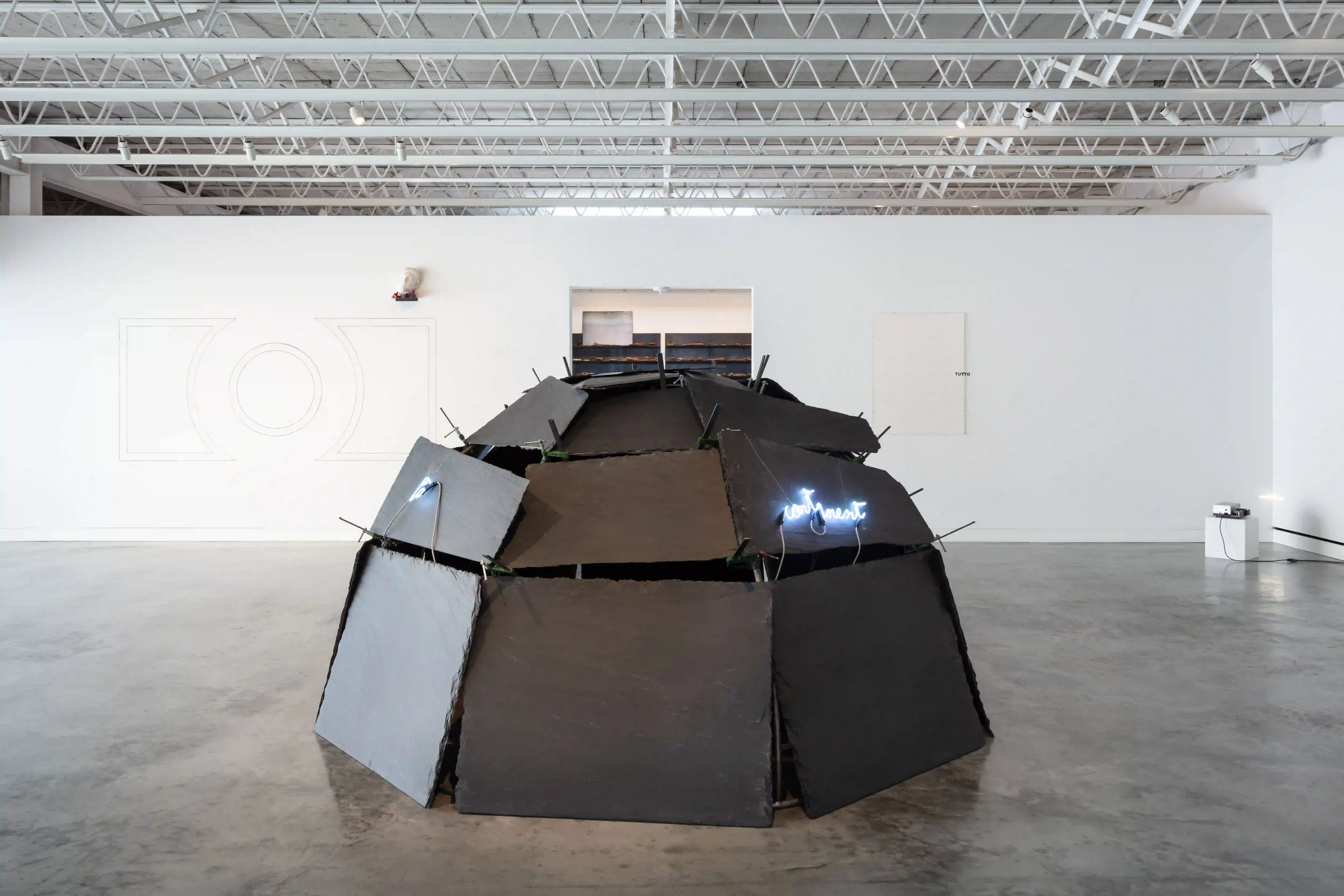 Installation view of the exhibition Arte Povera at Magazzino Italian Art, Cold Spring, New York