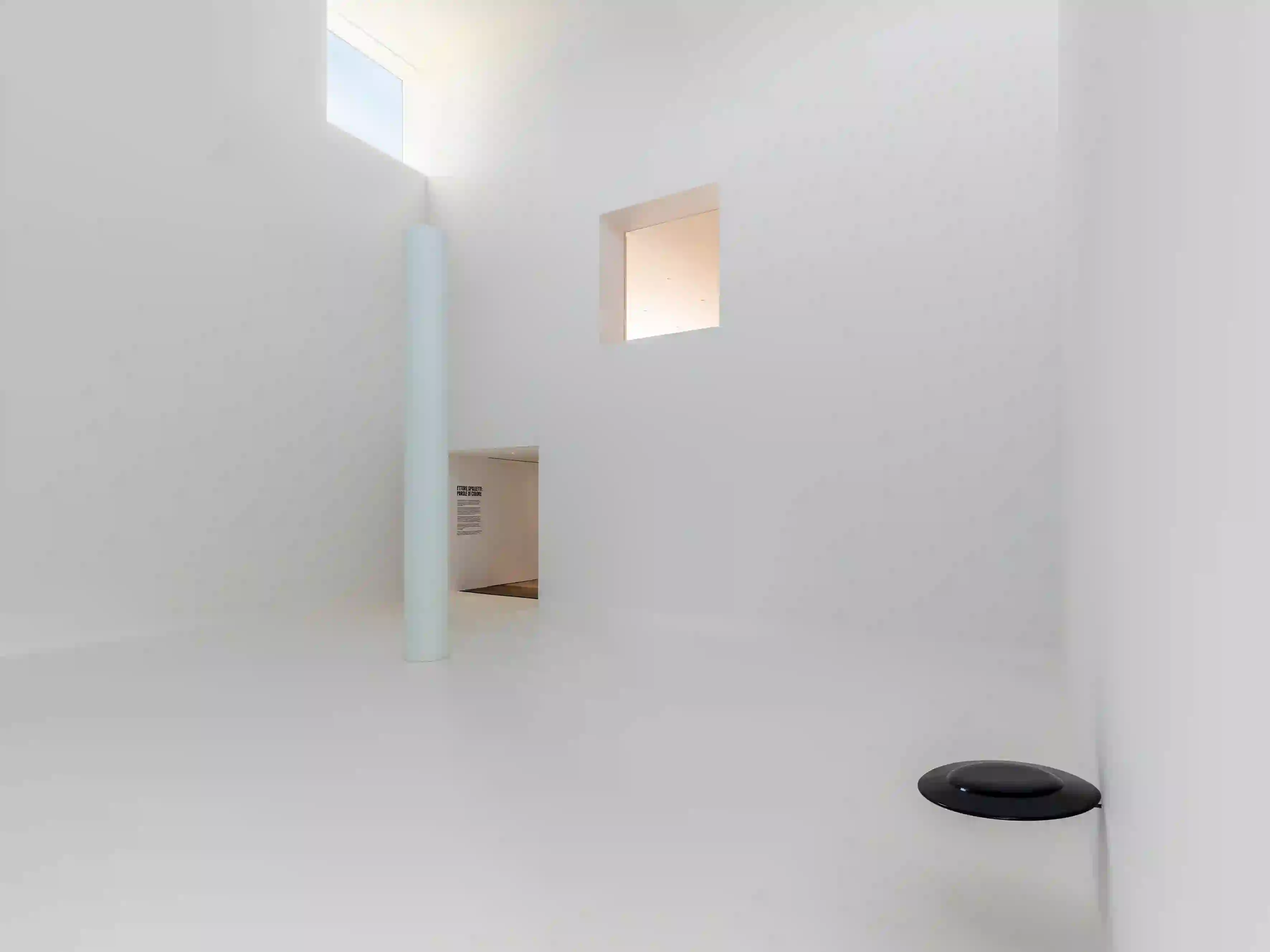 Installation view of 'Ettore Spalletti: Parole di colore' at the Robert Olnick Pavilion at Magazzino Italian Art, Cold Spring, NY. Photo by Marco Anelli / Tommaso Sacconi