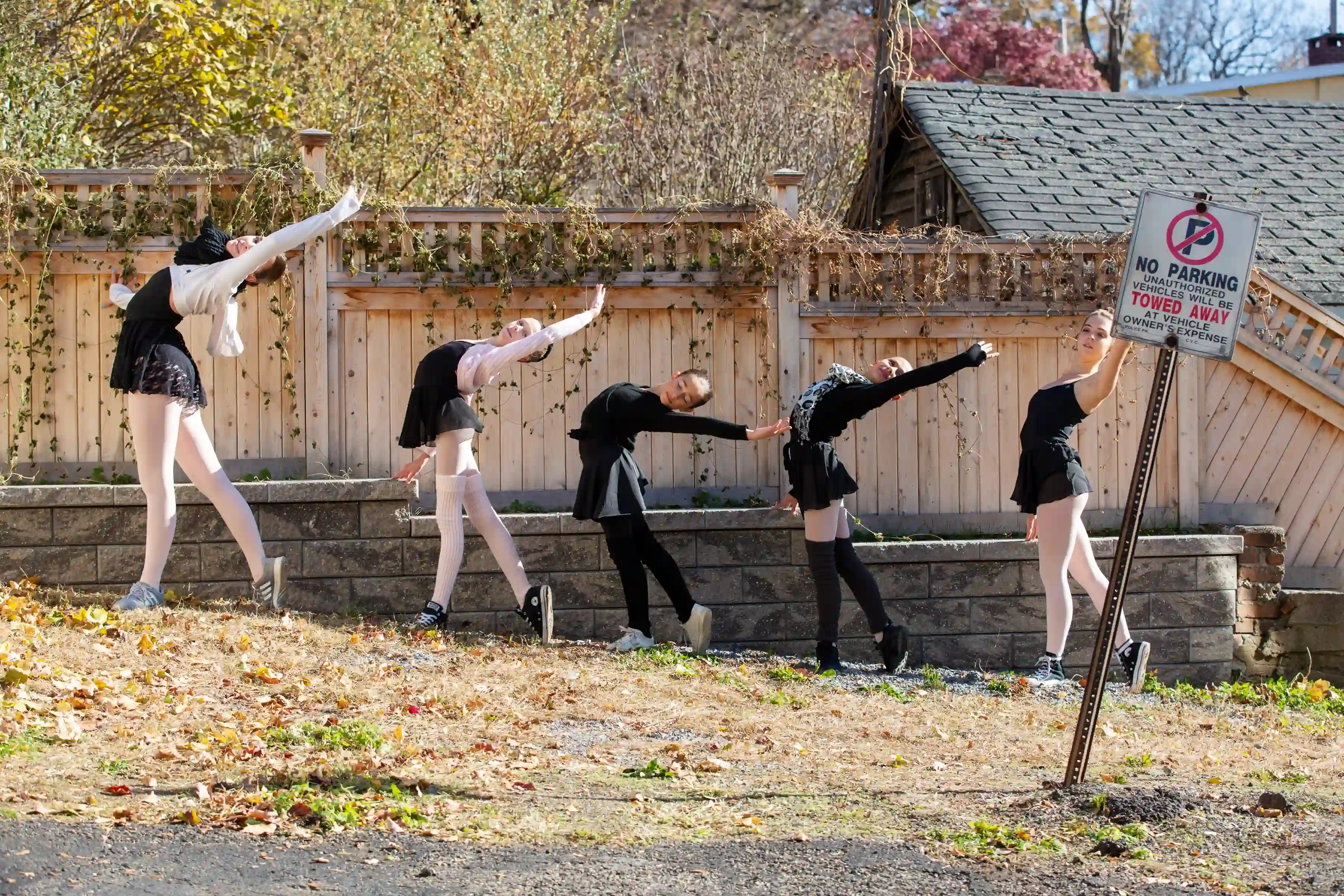 Ballet dancers at the Marinella Senatore and The School of Narrative Dance Performance event, 2019