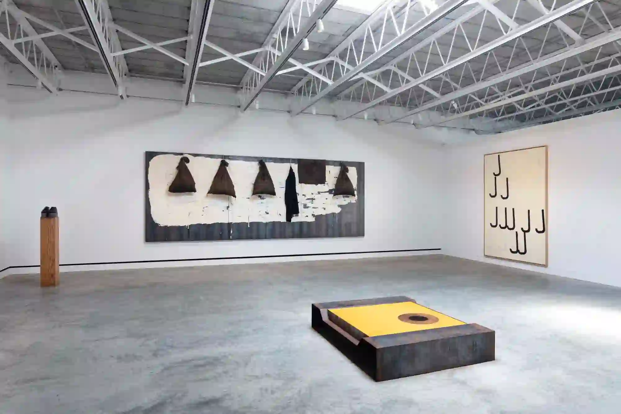 Installation view of the exhibition Arte Povera at Magazzino Italian Art, Cold Spring, New York