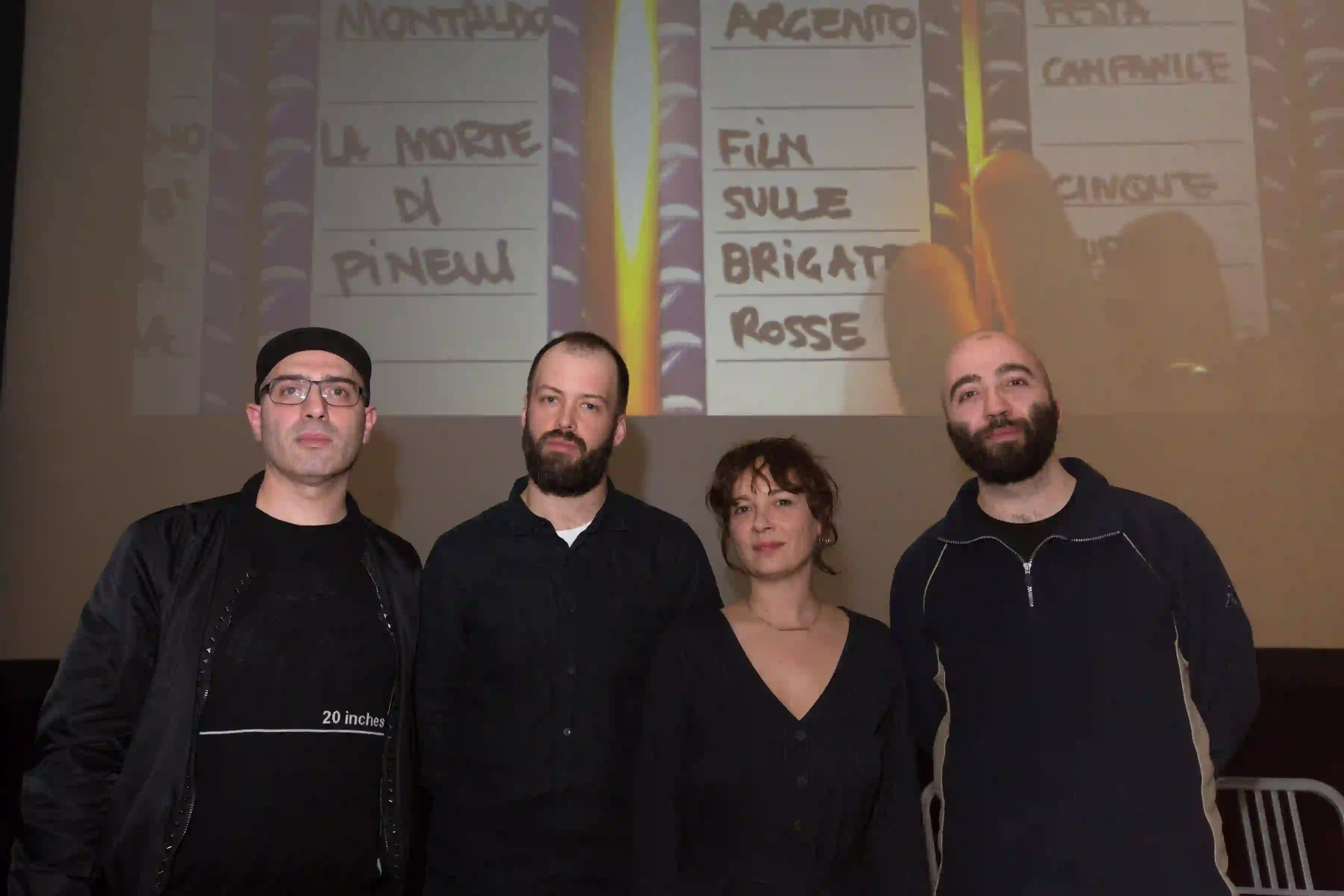 Panelists at the screening of Diranno che li ho uccisi io by Danilo Correale