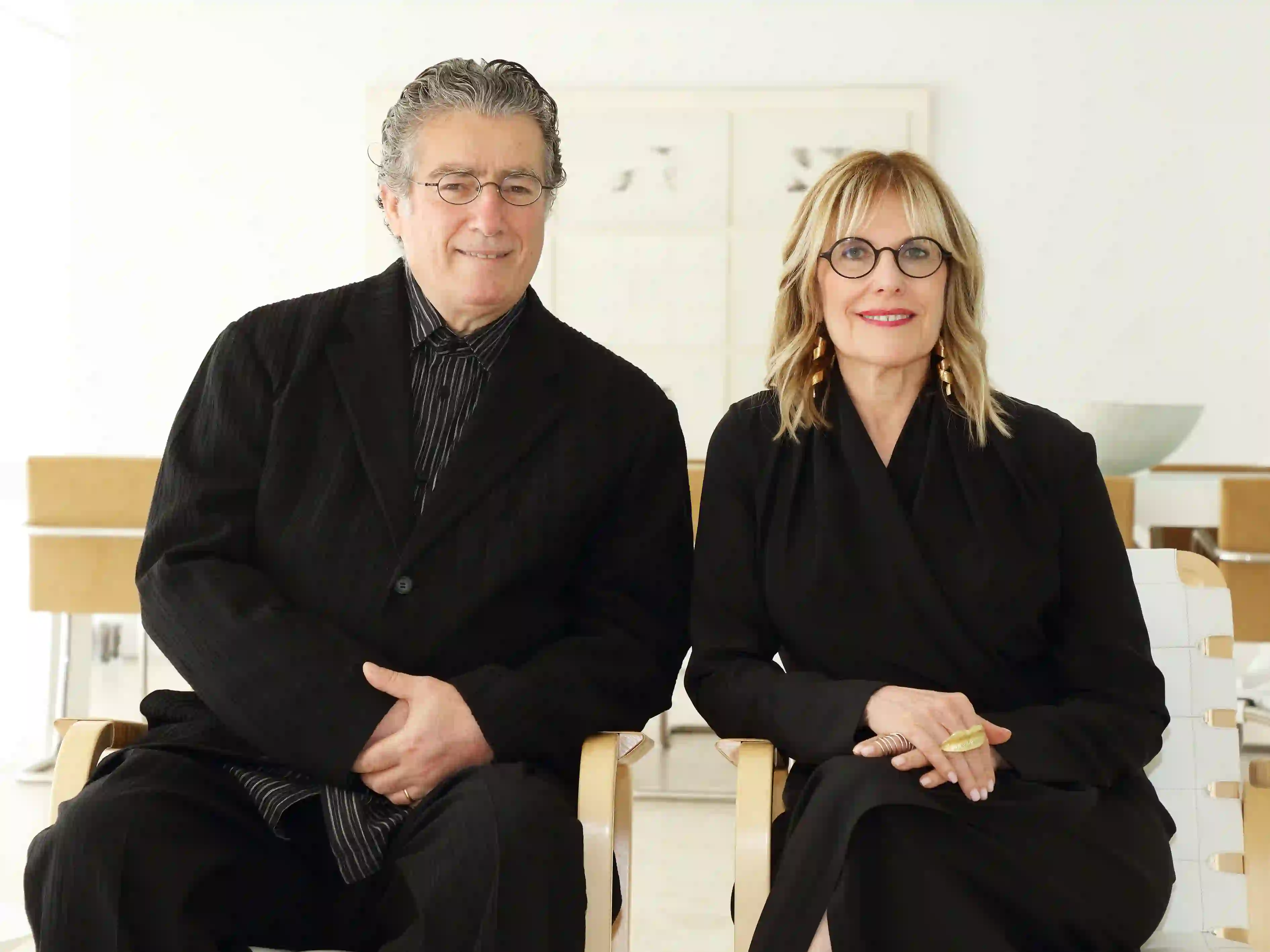 Magazzino co-founders Giorgio Spanu and  Nancy Olnick. Photo by Alexa Hoyer.