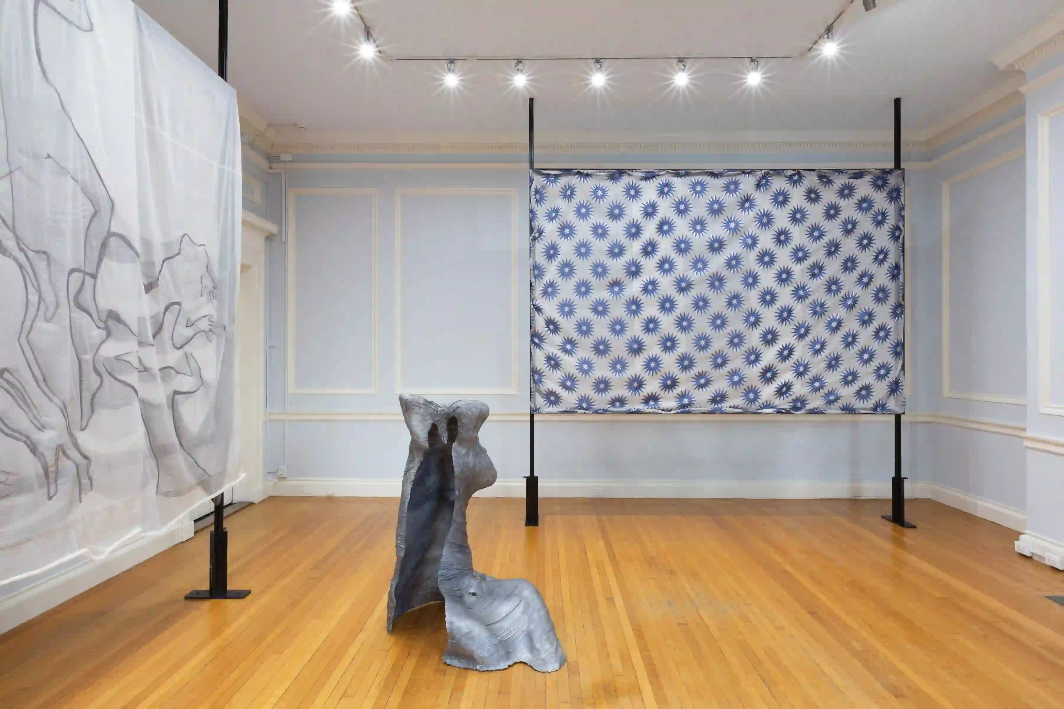 Installation view of the exhibition Margherita Raso: Vizio di Forma at the Italian Cultural Institute in New York. Photo by Alexa Hoyer
