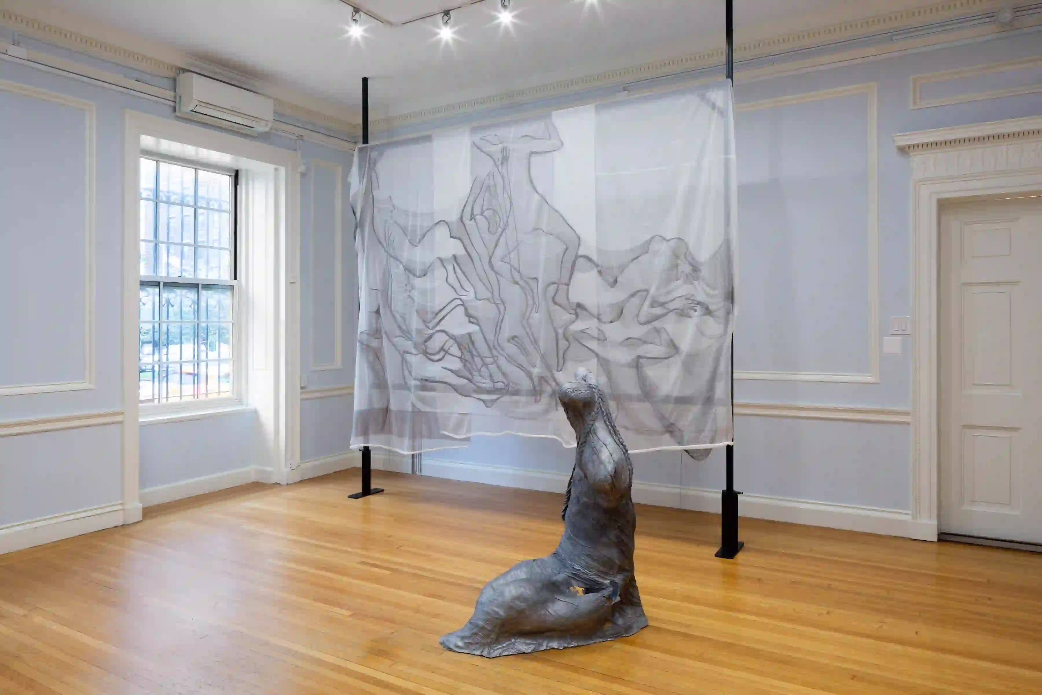 Installation view of the exhibition Margherita Raso: Vizio di Forma at the Italian Cultural Institute in New York. Photos by Alexa Hoyer