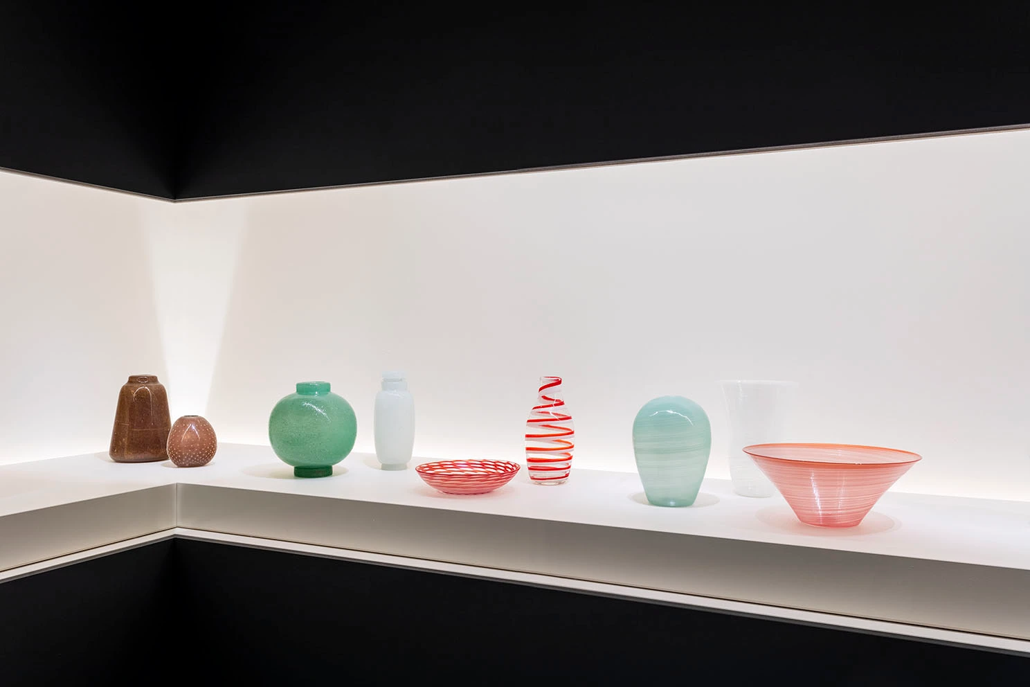 Installation view of 'Carlo Scarpa: Timeless Masterpieces' at the Robert Olnick Pavilion at Magazzino Italian Art, Cold Spring, NY. Photo by Marco Anelli / Tommaso Sacconi