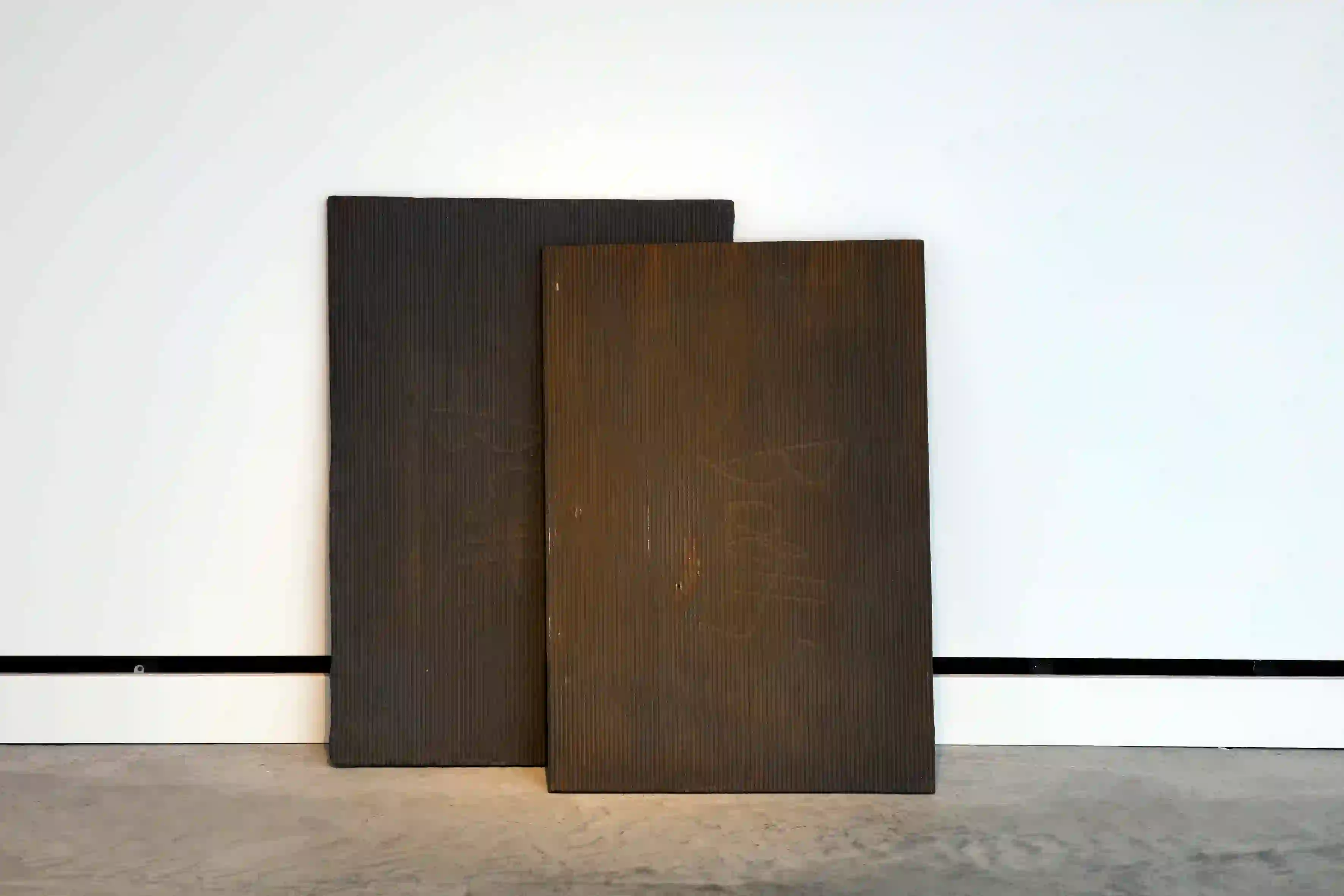 Alighiero Boetti, Ghise (Boetti), 1968. Cast Iron, 41 x 421_2 x 9 in. (104.1 × 108 x 22.9 cm) Courtesy of Magazzino Italian Art. Photo by Marco Anelli.© Alighiero Boetti by SIAE_ARS 2026