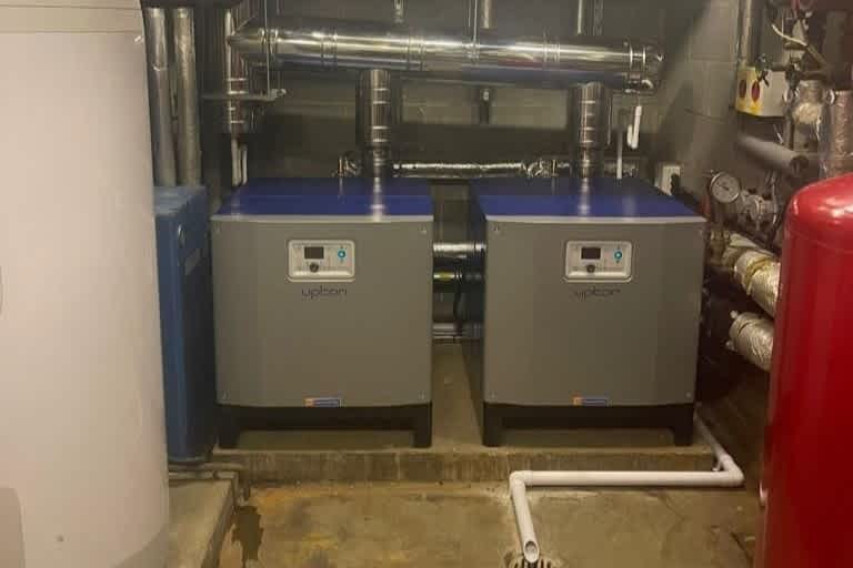 Upton Modular Boiler at multitenanted office block in London