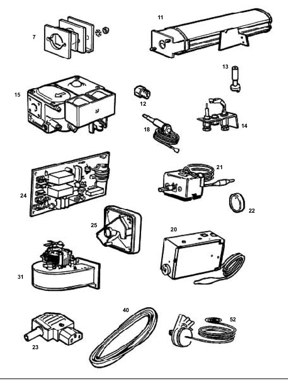 A42/F - Short Parts List