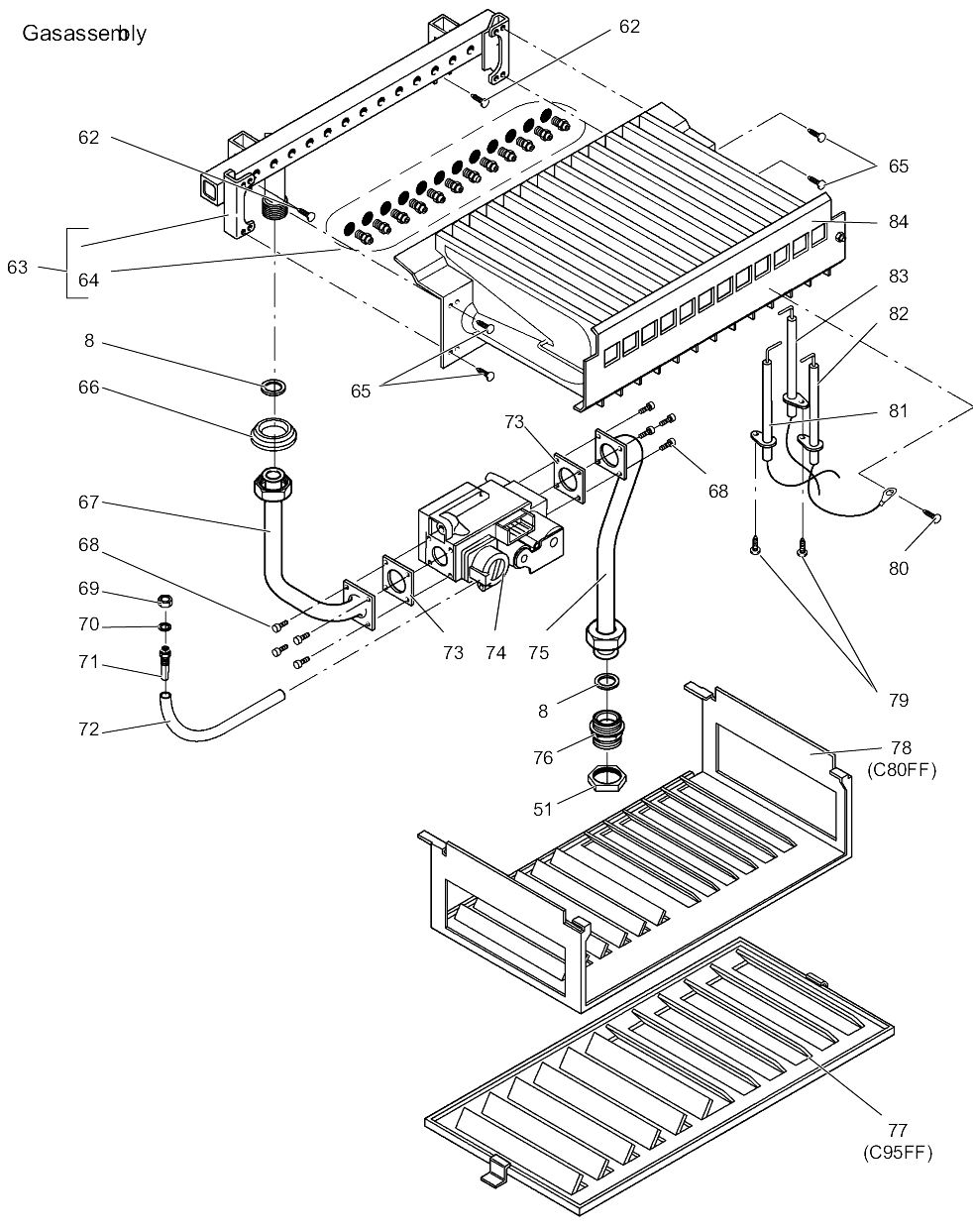 A61/I - Gas Assembly