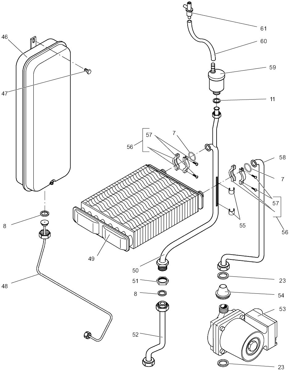 A61/G - Pump & Main Circuit - C95FF