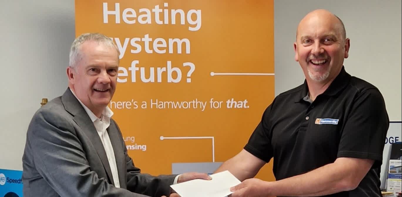 Dave Ward celebrates 25 Years on the Hamworthy team