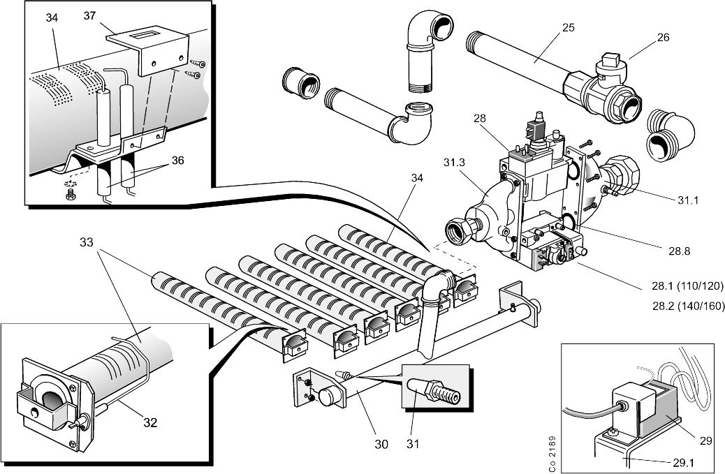 E22/C - Burner Controls 110 160H