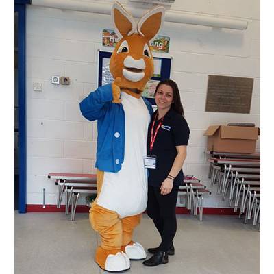 Hamworthy team member supports Easter egg hunt at local school