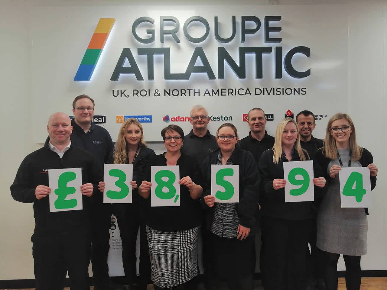 Groupe Atlantic UK brands raise over £38k for charity