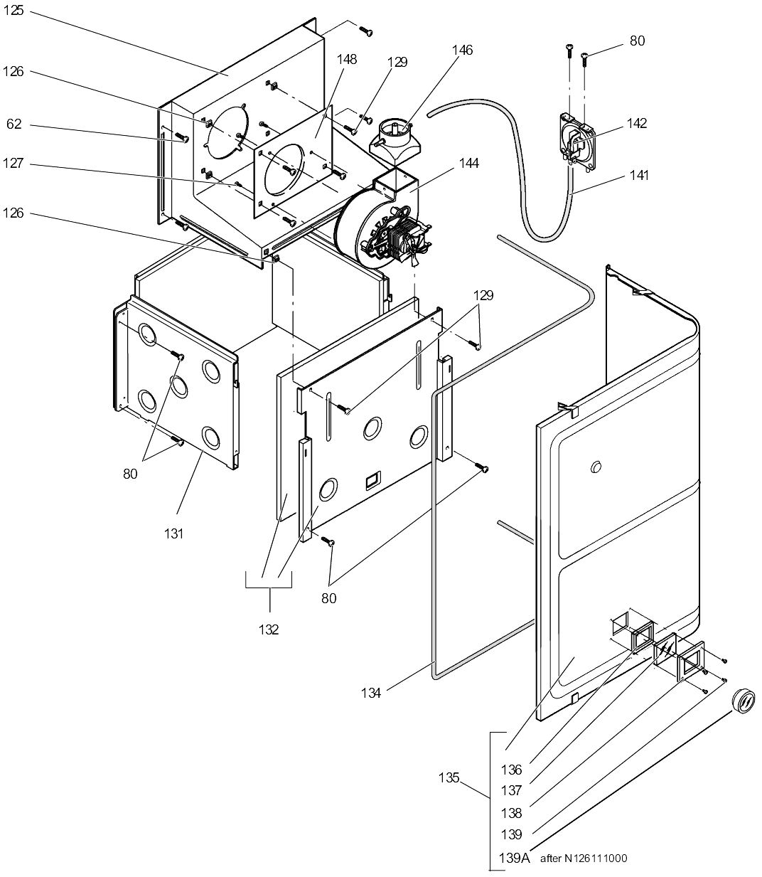A61/M - Fan & Combustion Chamber C95FF