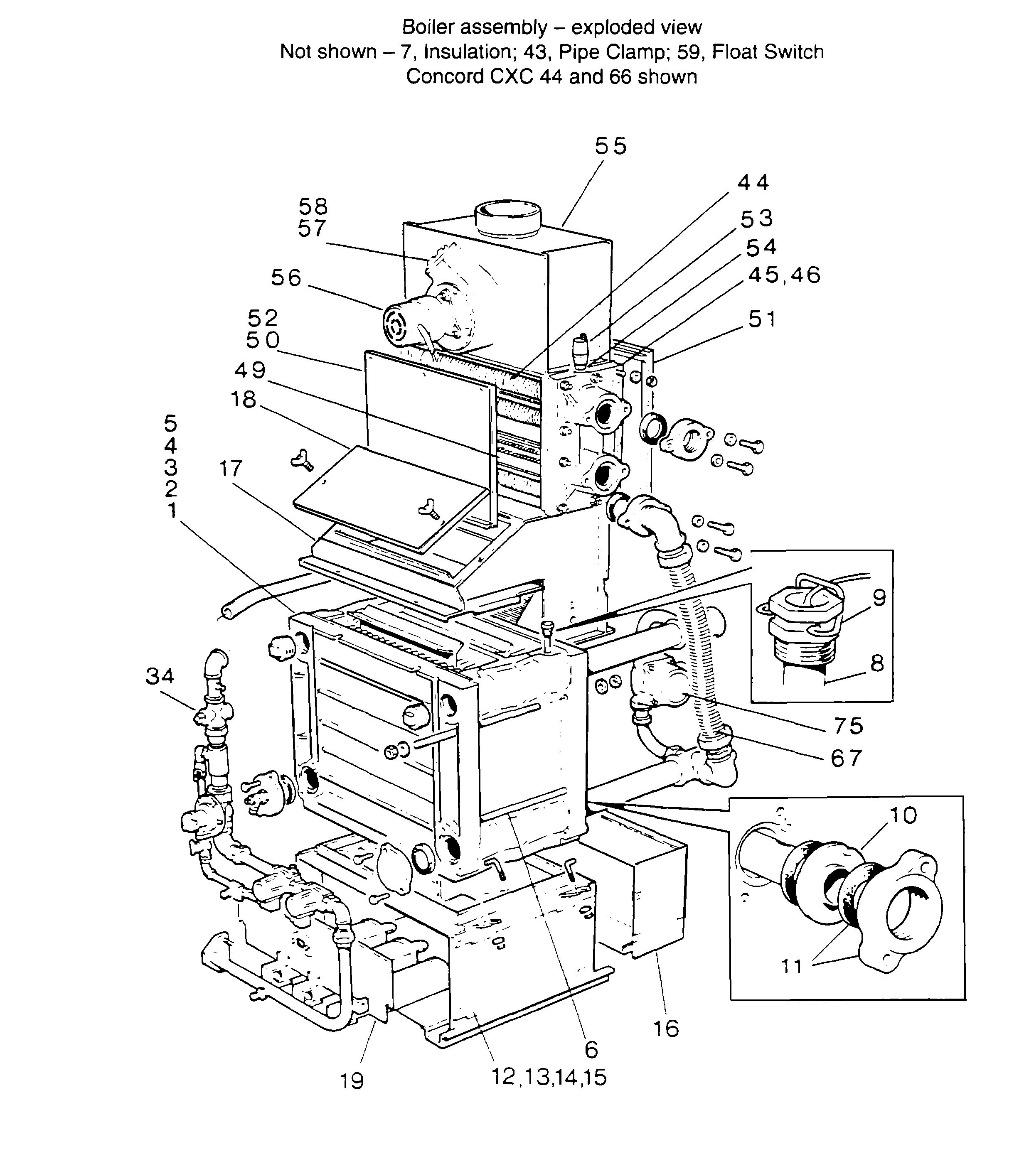 E9/C - Boiler Expanded - CXC 44 & CXC 66