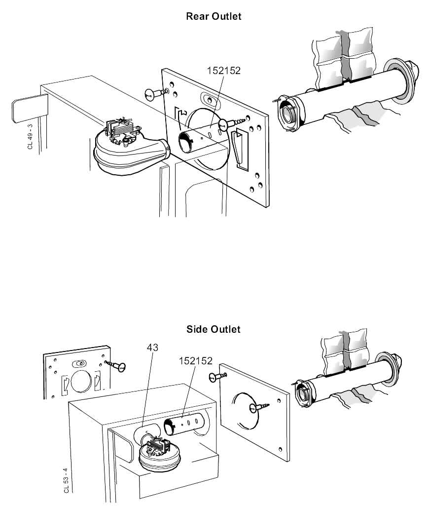 A51/G - Flue Outlet