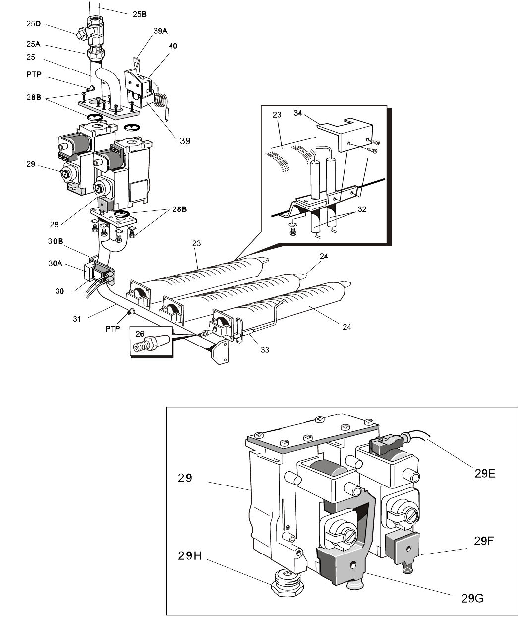 E14/D - Burner Controls 70 100