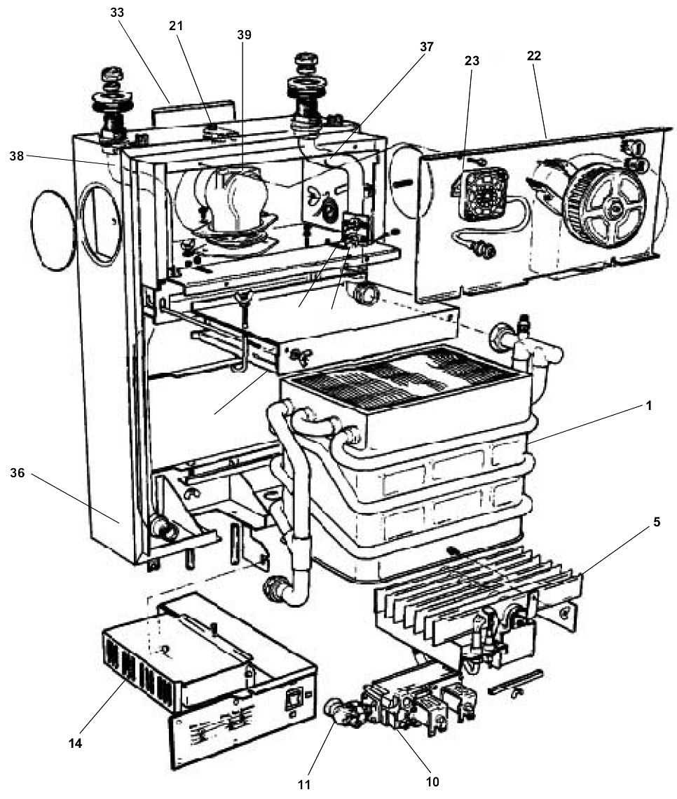 A36/B - Boiler Expanded View
