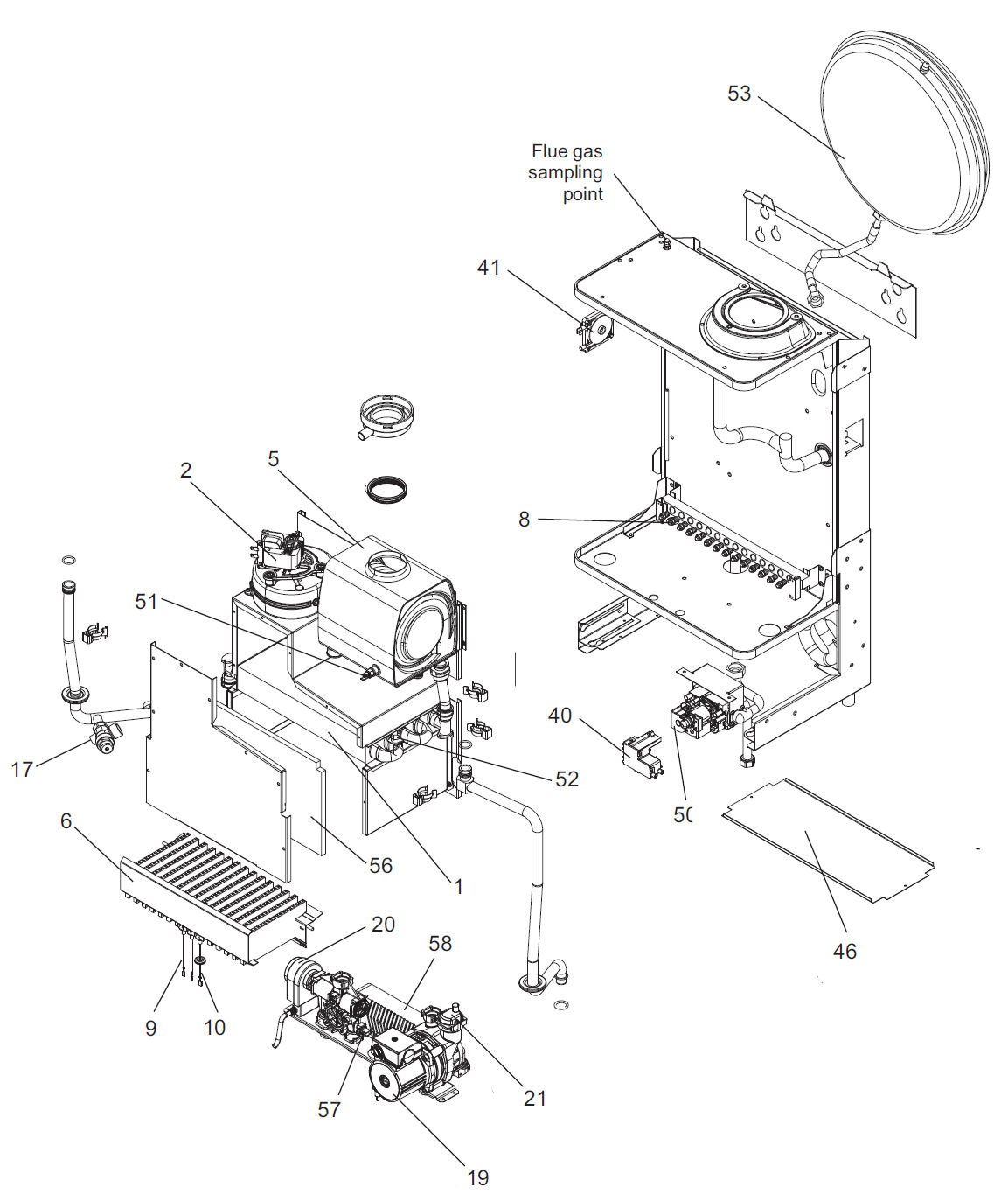 A82/B - Boiler Exploded