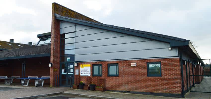 Allenbourn Middle School exterior