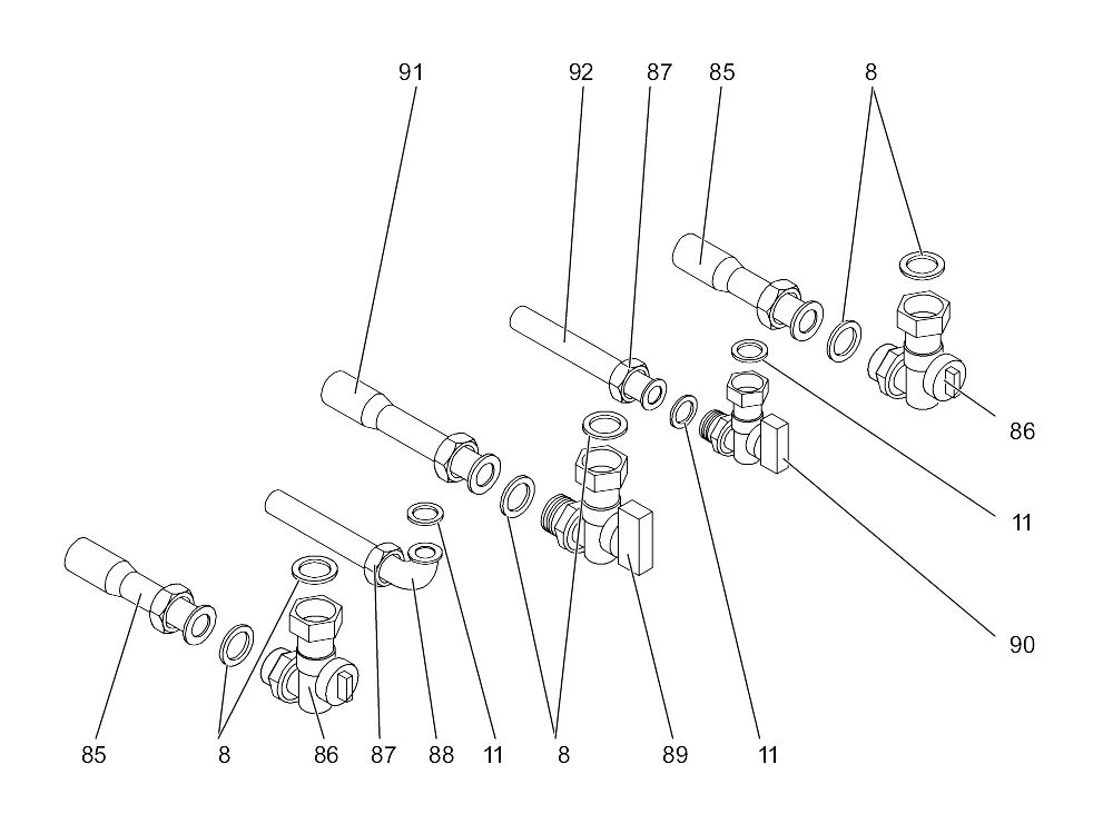 A61/J - Connection Pipes