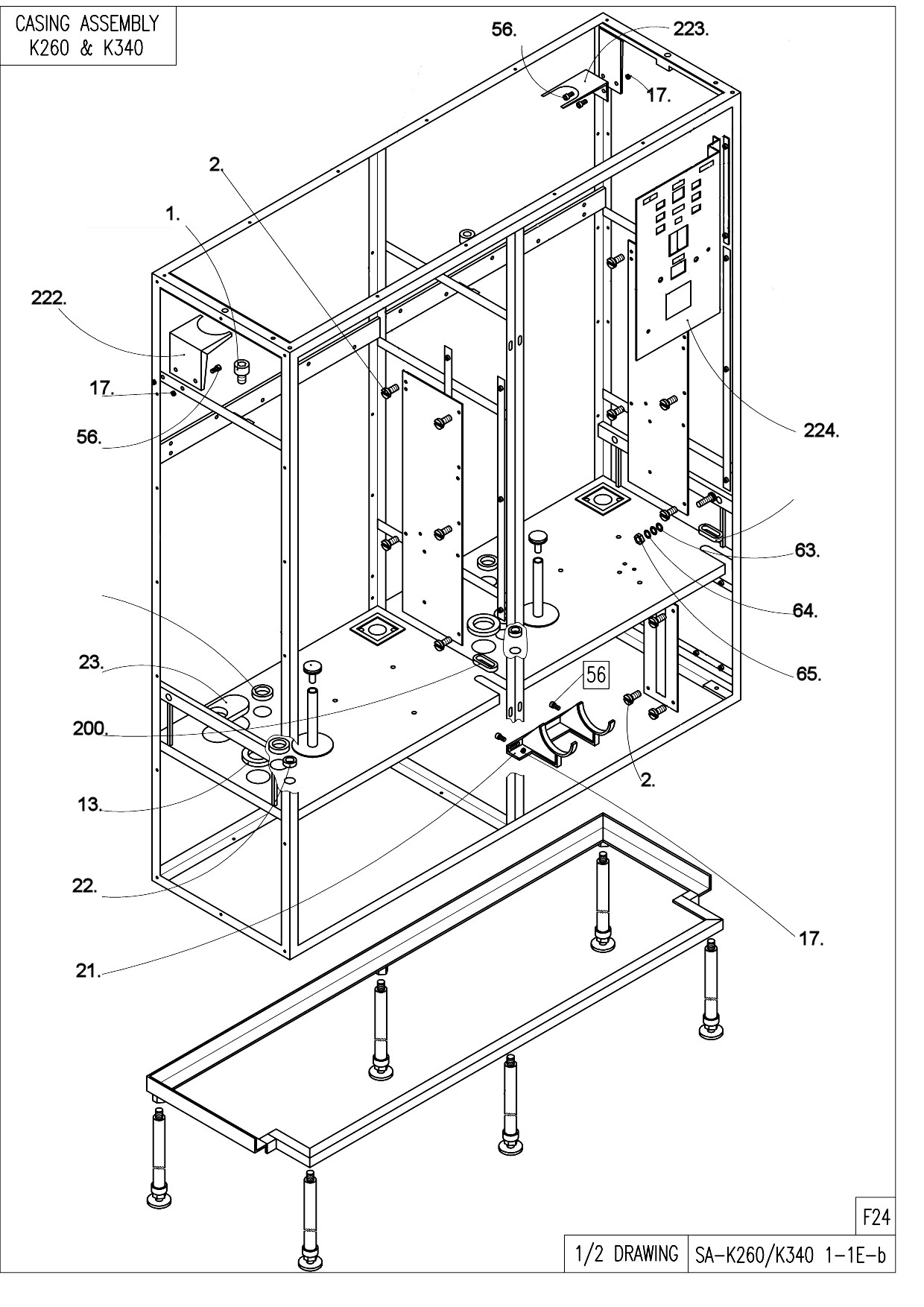 K3/a - Casing Assembly (A)