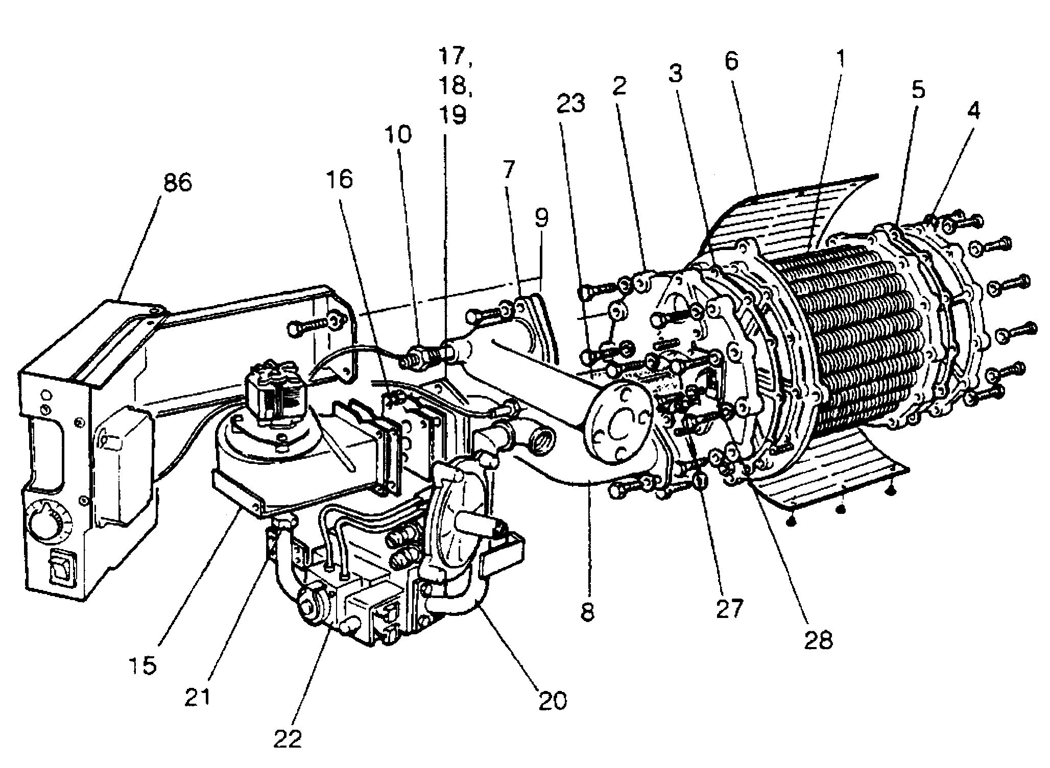 E12/C - Boiler Exploded