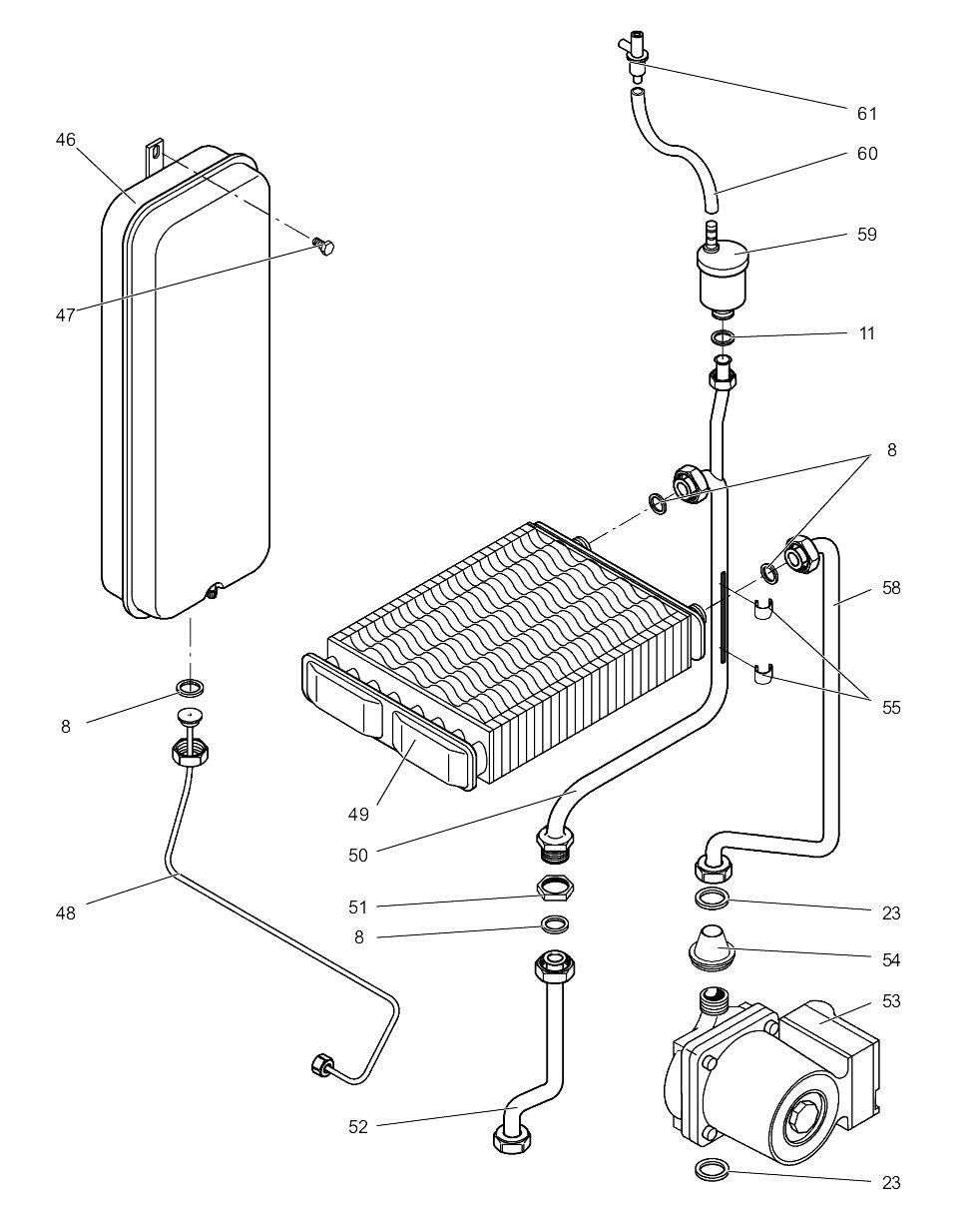 A61/H - Pump & Main Circuit - C80FF