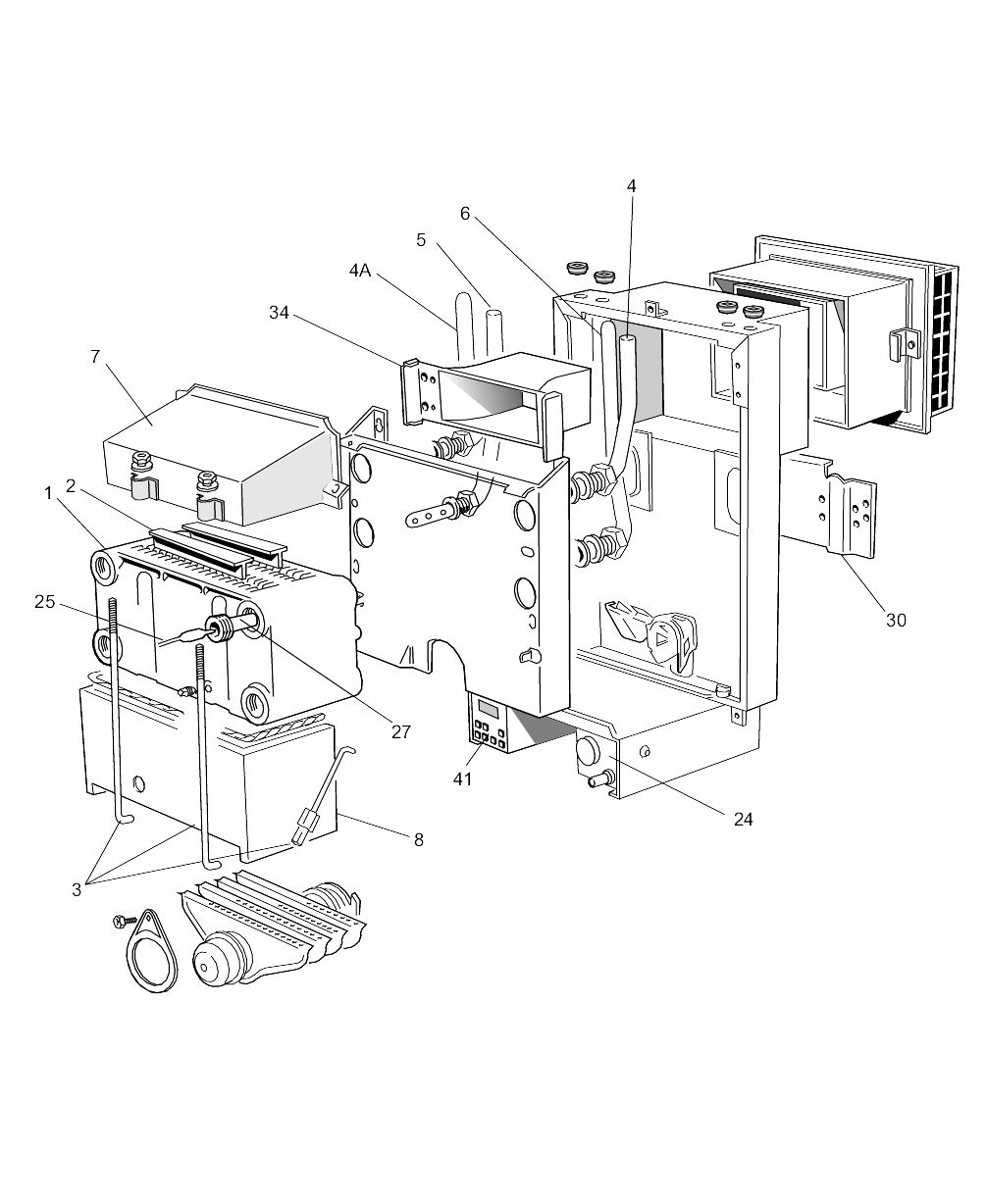 A50/B - Boiler Exploded