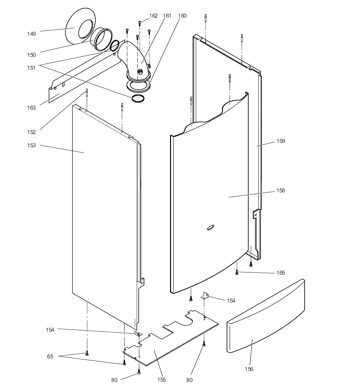 A61/B - Casing - Bowed