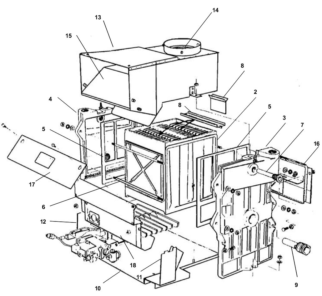 B17/B - Boiler Exploded