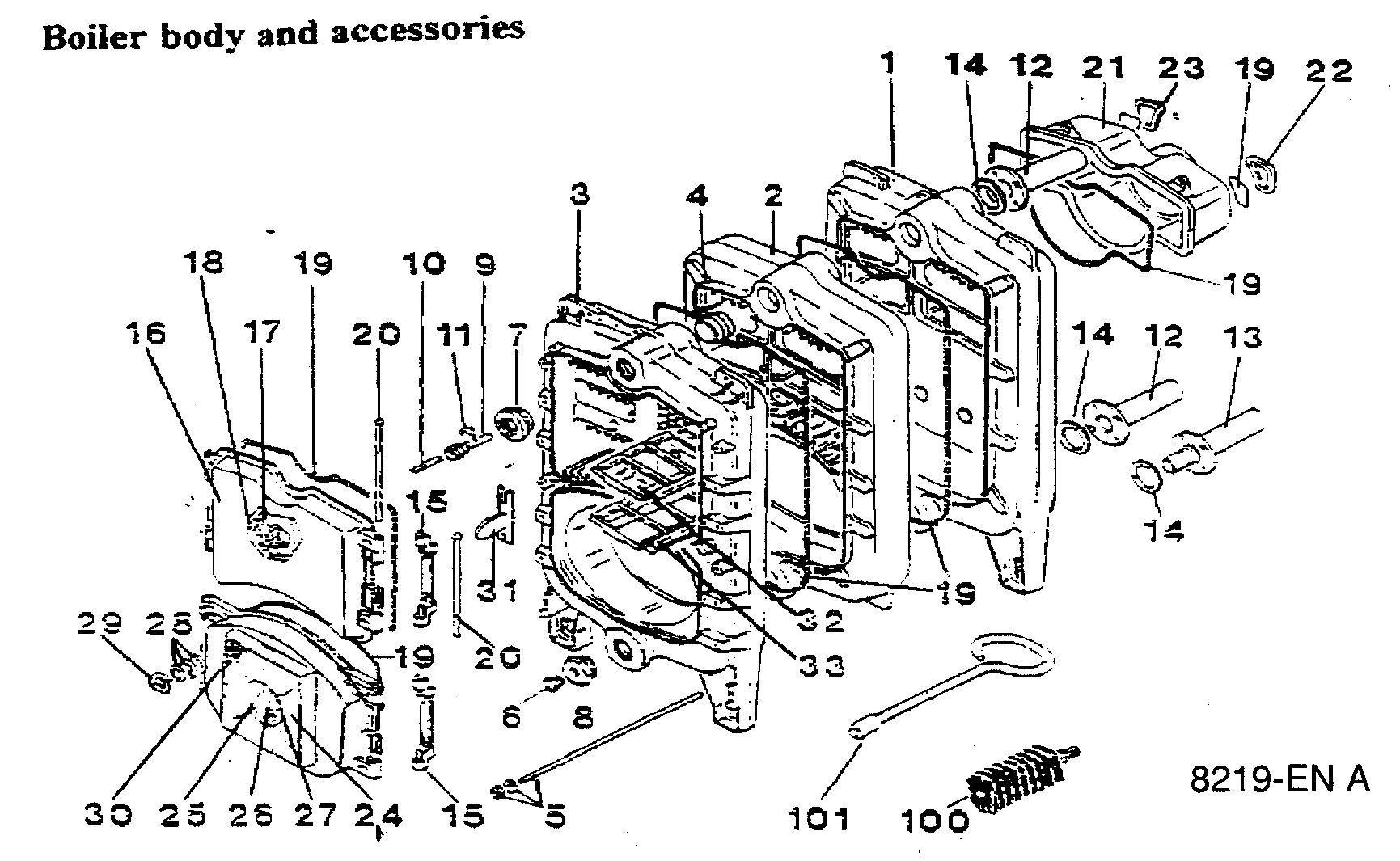 L25/B - Boiler Exploded