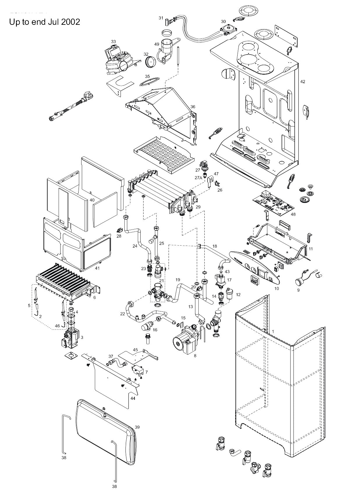 A72/B - Boiler Exploded2