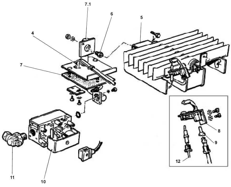 A39/C - Burner And Controls (SIT Valve Shown)