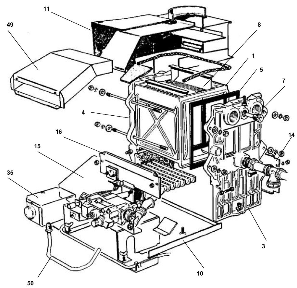 B19/B - Bolier Exploded
