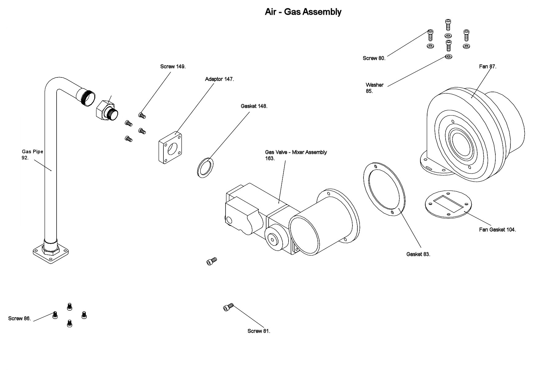 K6/a - Air / Gas Assembly