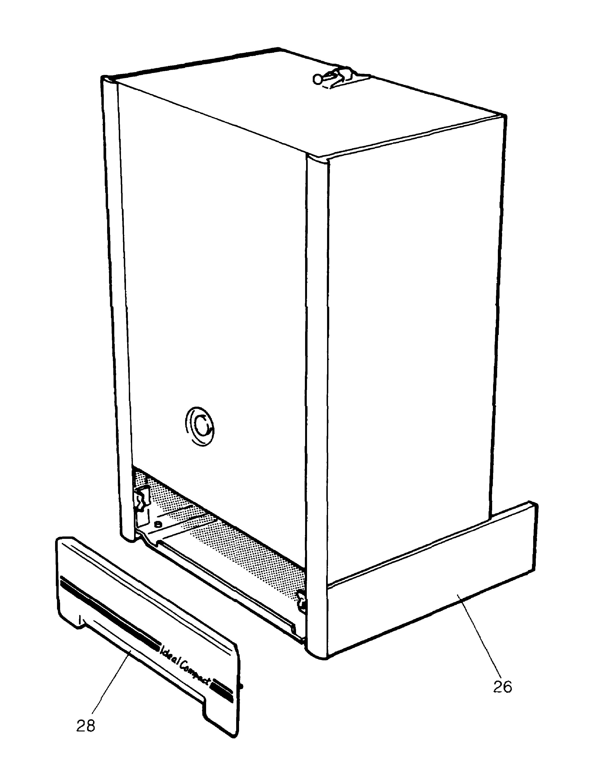 A35/A - Casing - Data Plate: located on back panel