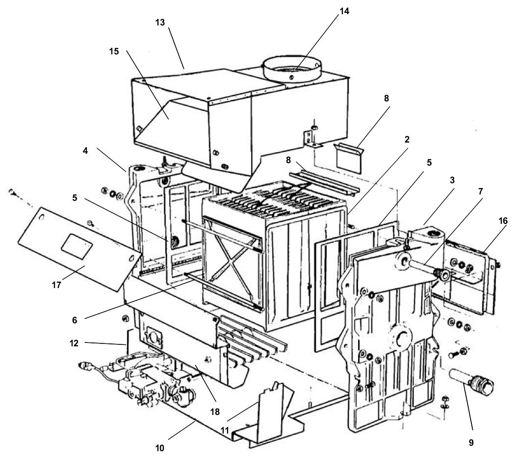 B18/B - Boiler Exploded