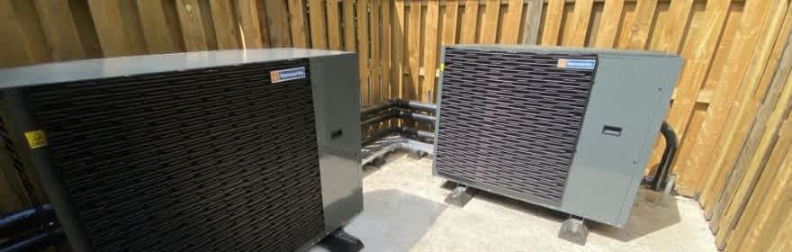 Tyneham 290HT heat pumps in hybrid heating solution
