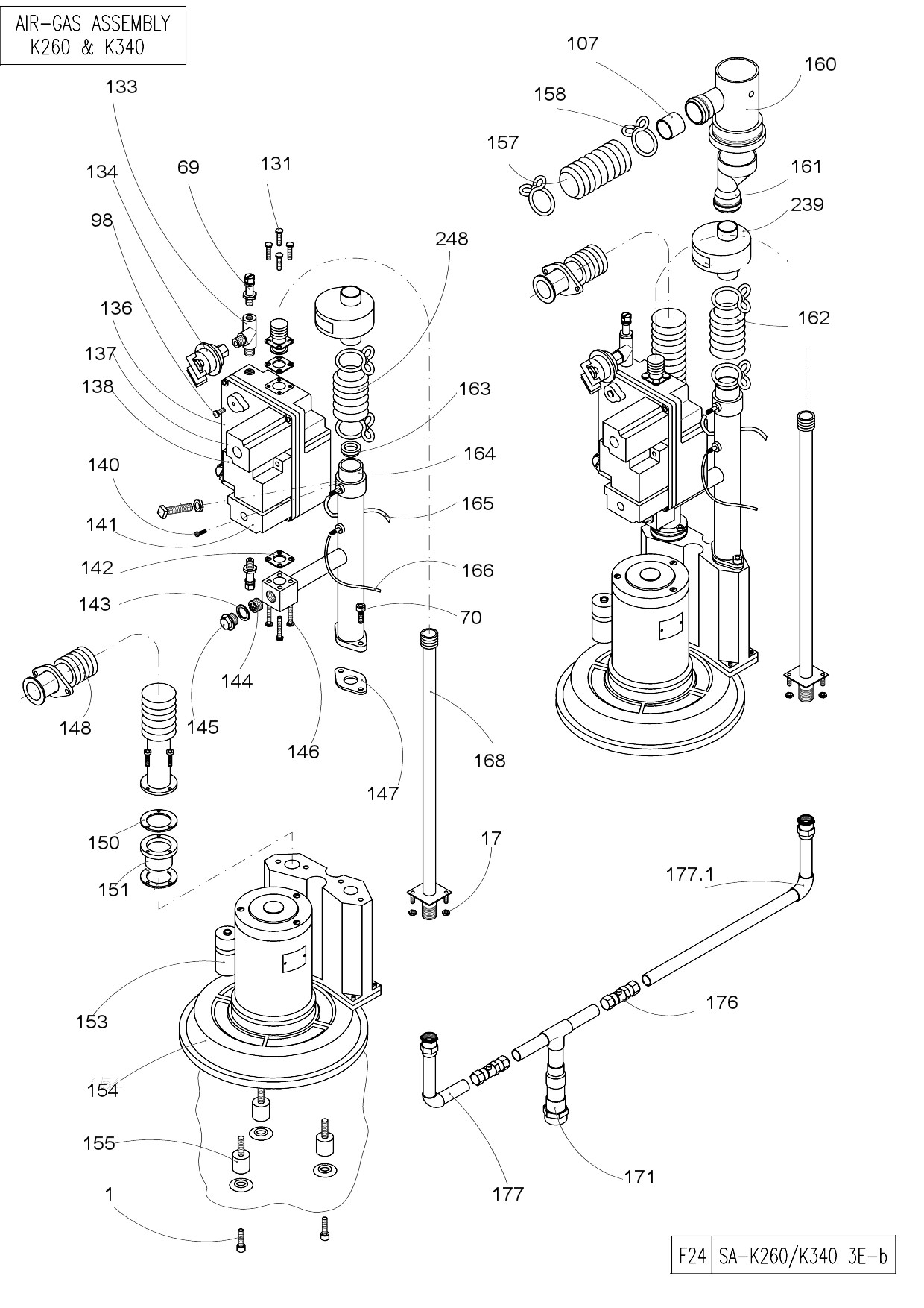 K3/e - Air / Gas Assembly