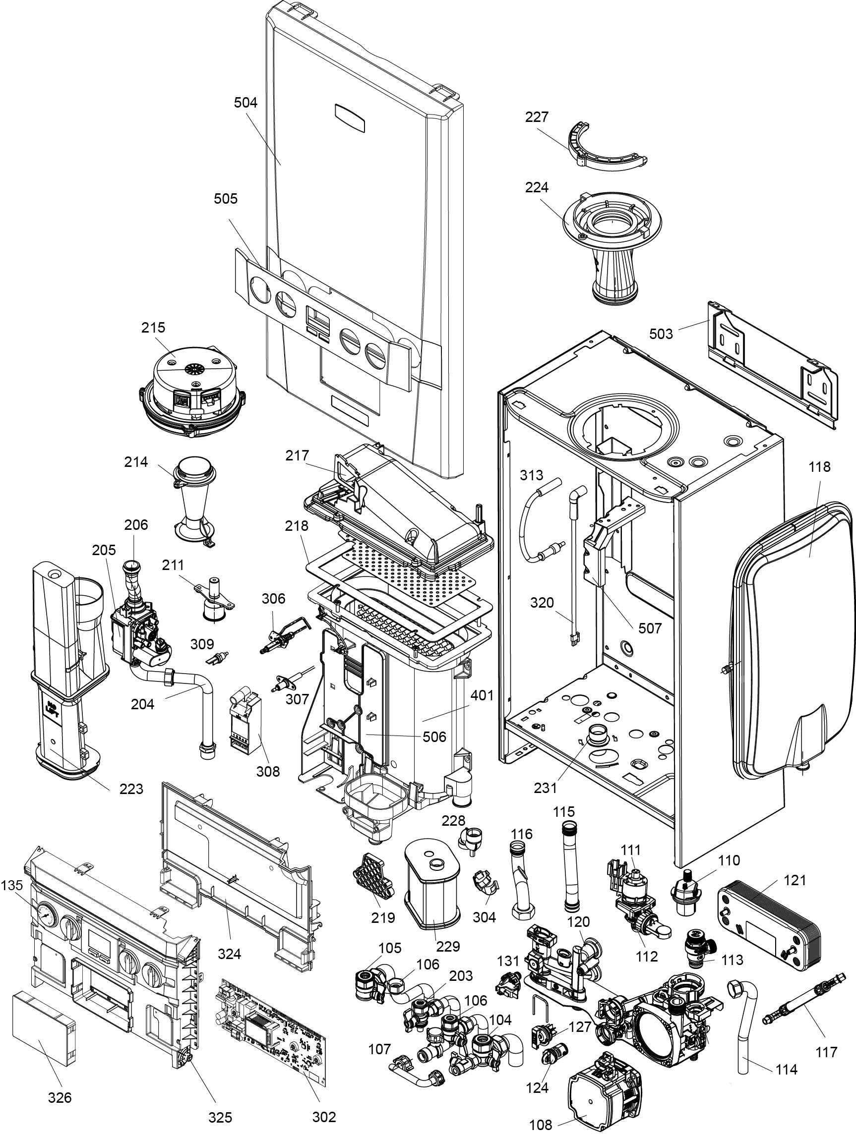 IDEAL LOGIC COMBI ESP1 35 BOILER | Ideal Parts