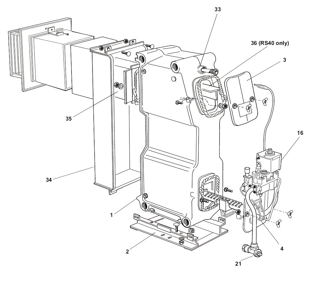 G17/C - Boiler Exploded