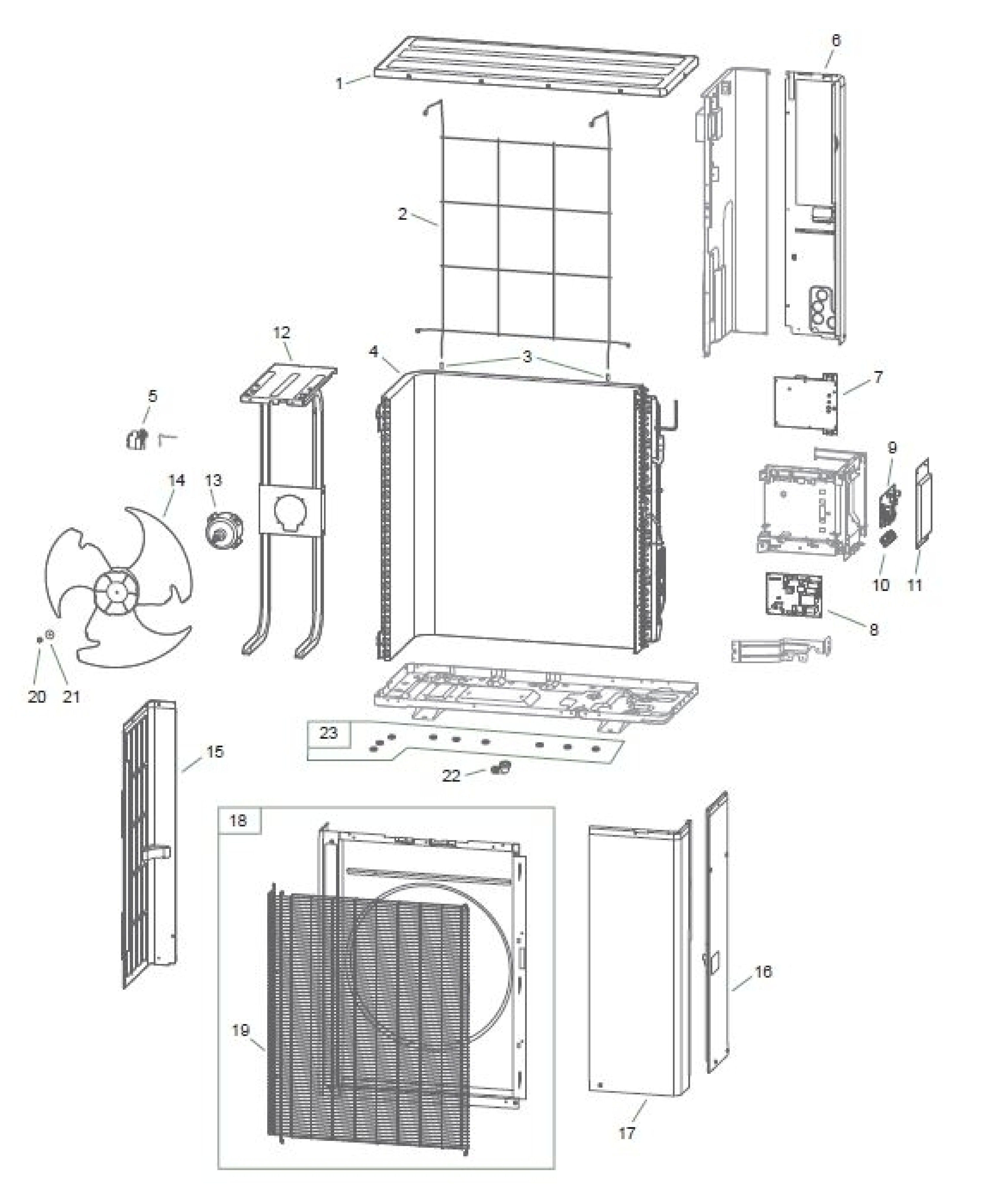 AH14/1 Outdoor Unit 8 - 10KW