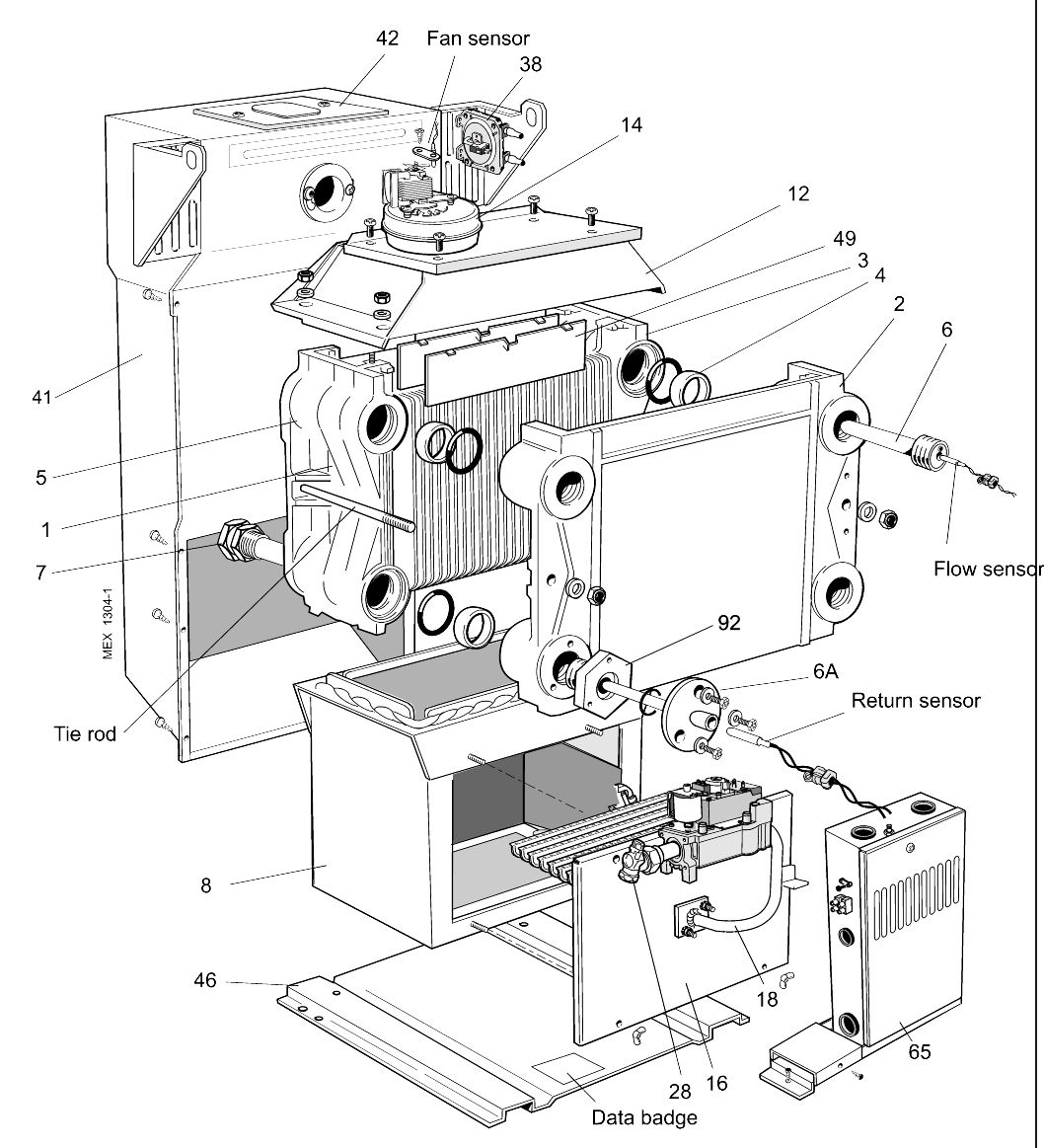 G24/B - Boiler Exploded